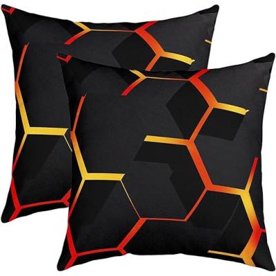 Honeycomb Throw Pillow Cover and Pillow Core