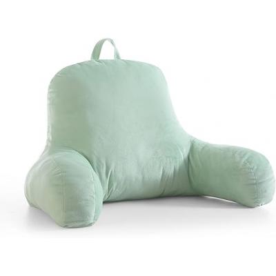 Light green backrest pillow