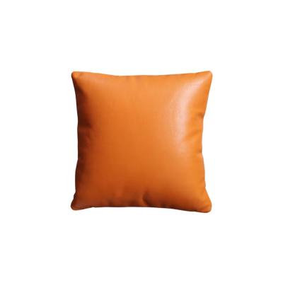 Cow leather high-end home throw pillow