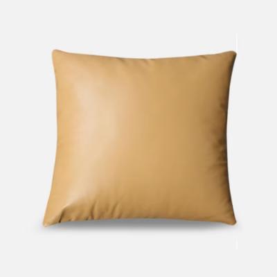 Cow leather high-end home throw pillow