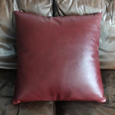 Cow leather high-end home throw pillow