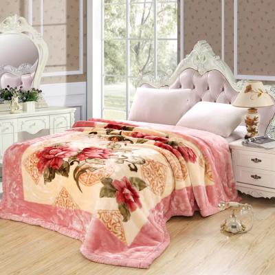 Raschel Double-layer Livingroom Bed Blankets